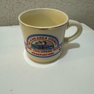 1973 Frank Childress Scout Reservation Mug, Mo-Kan Area Council